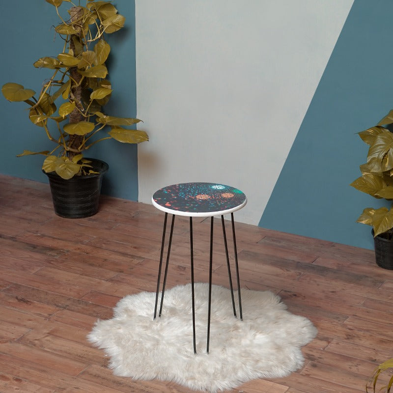 Black Hopes Universe Living Lounge Center Side Hairpin Table - waseeh.com