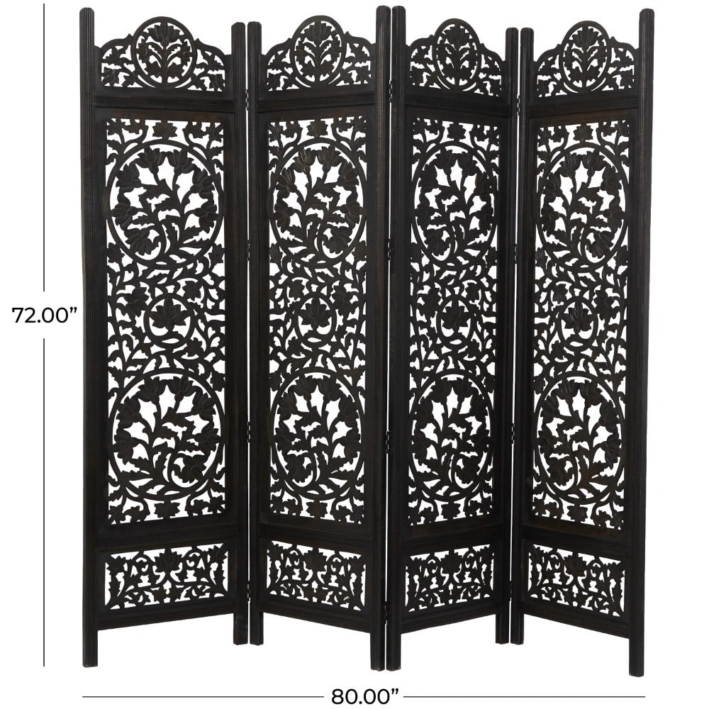 Floral Partition Jali Separation Walk-in Change Clothes Bedroom Partition (MDF) | Furniture | Waseeh Pakistan