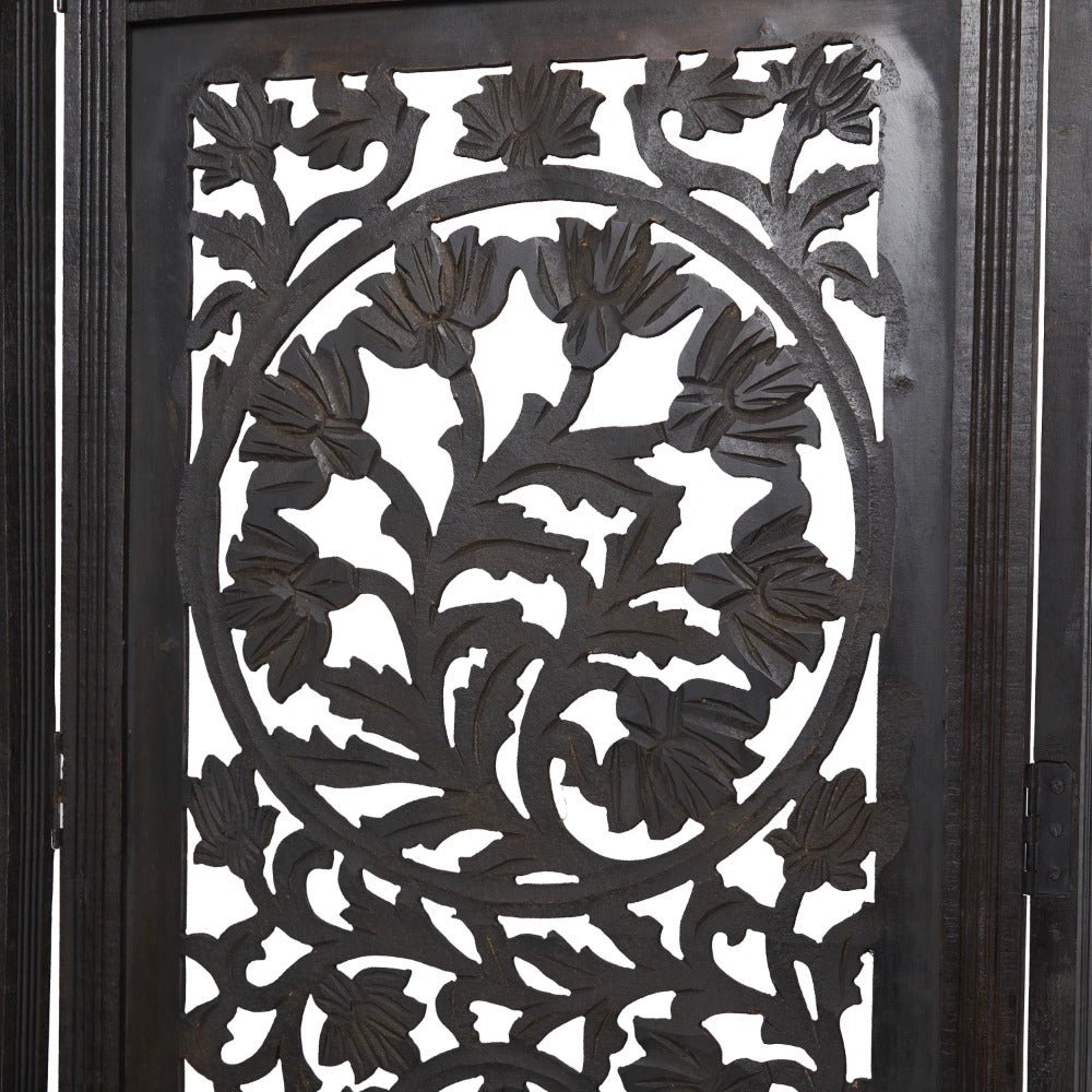 Floral Partition Jali Separation Walk-in Change Clothes Bedroom Partition (MDF) | Furniture | Waseeh Pakistan