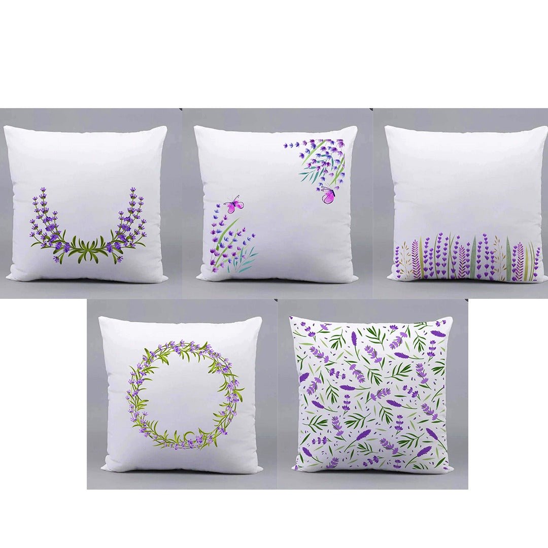 Flower Crown Cushion Covers (Set of 5) | Home Décor | Waseeh Pakistan