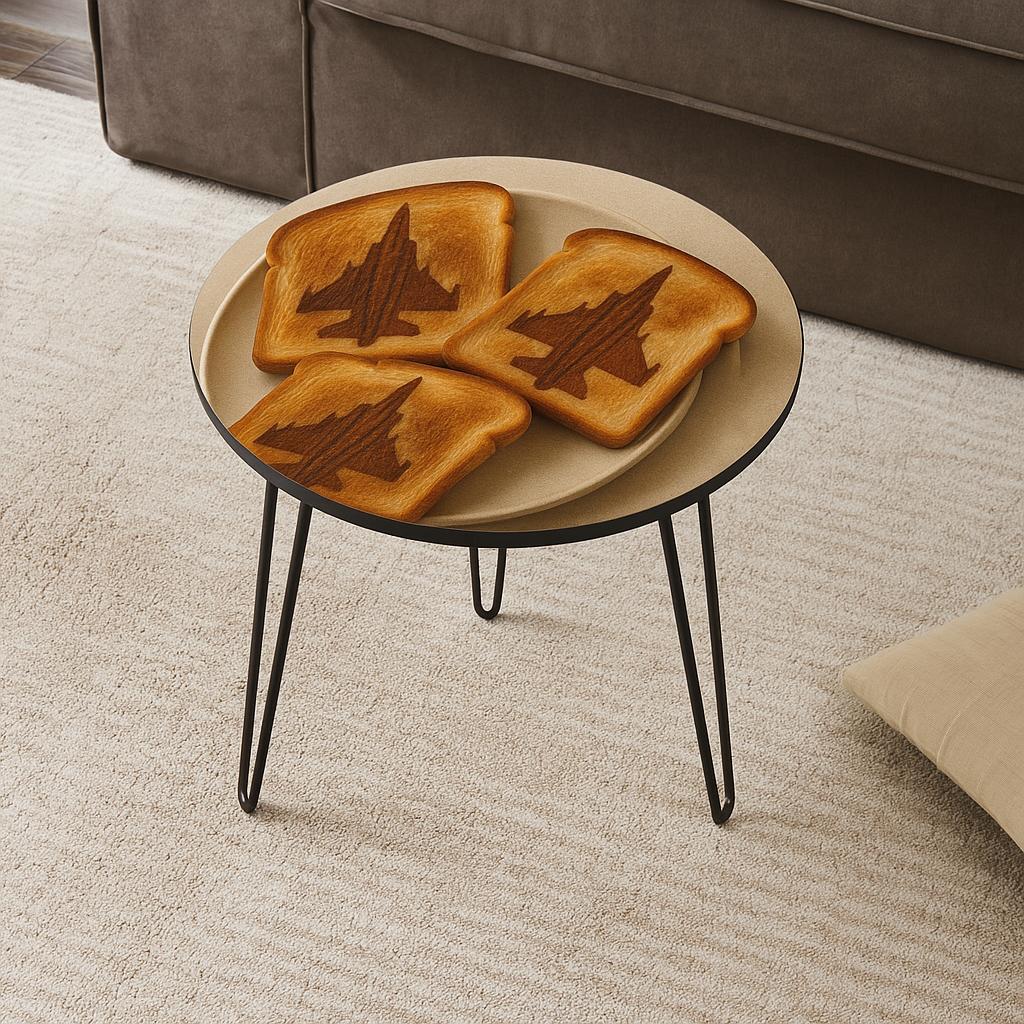 French Toast Fighter Jet Breakfast Living Lounge Drawing Room Home Decor Table | Furniture | Waseeh Pakistan