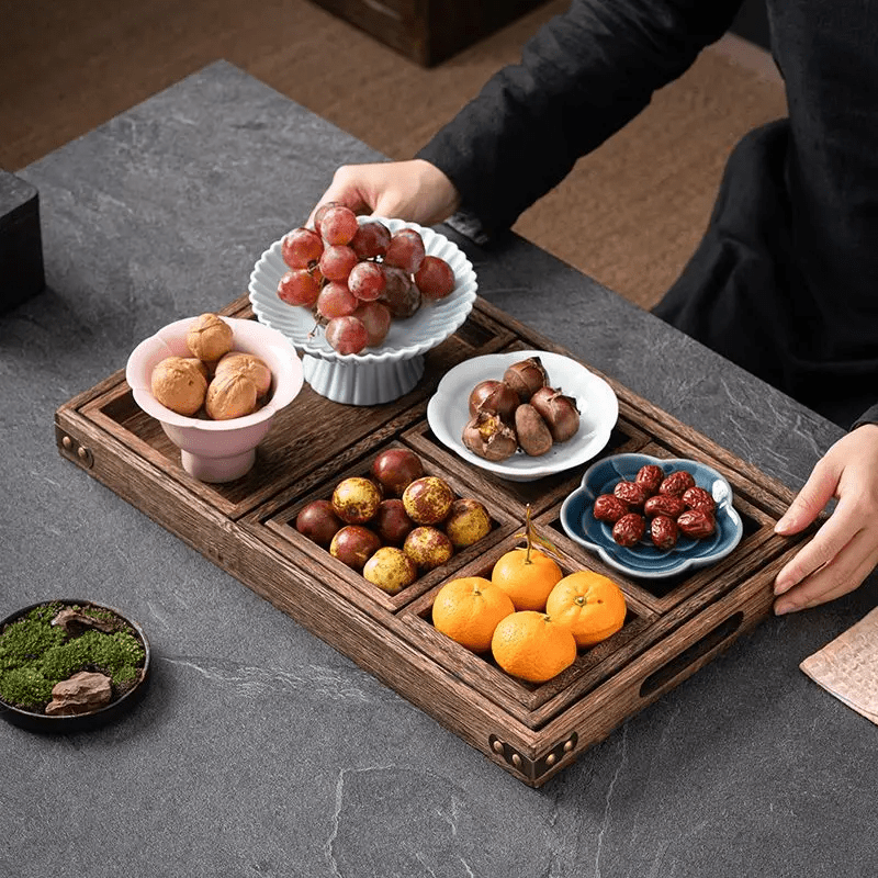 Furnace Wooden Nested Tray Set (Pack of 7) | kitchen item | Waseeh Pakistan