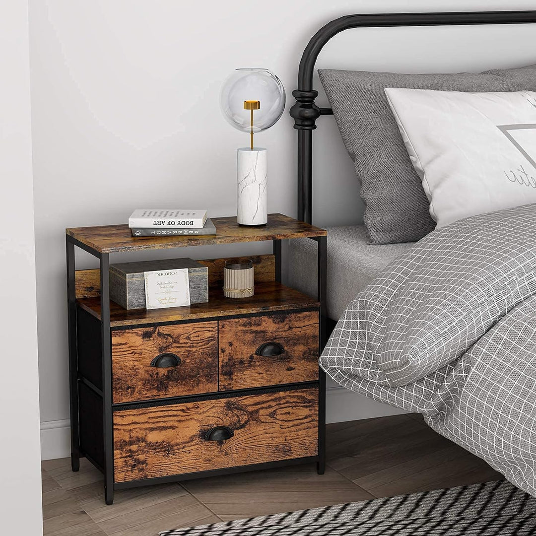 Furologee Drawer Dresser Kitchen Bedroom Side Table Lounge Living Room Utensils Storage Rack | Furniture | Waseeh Pakistan