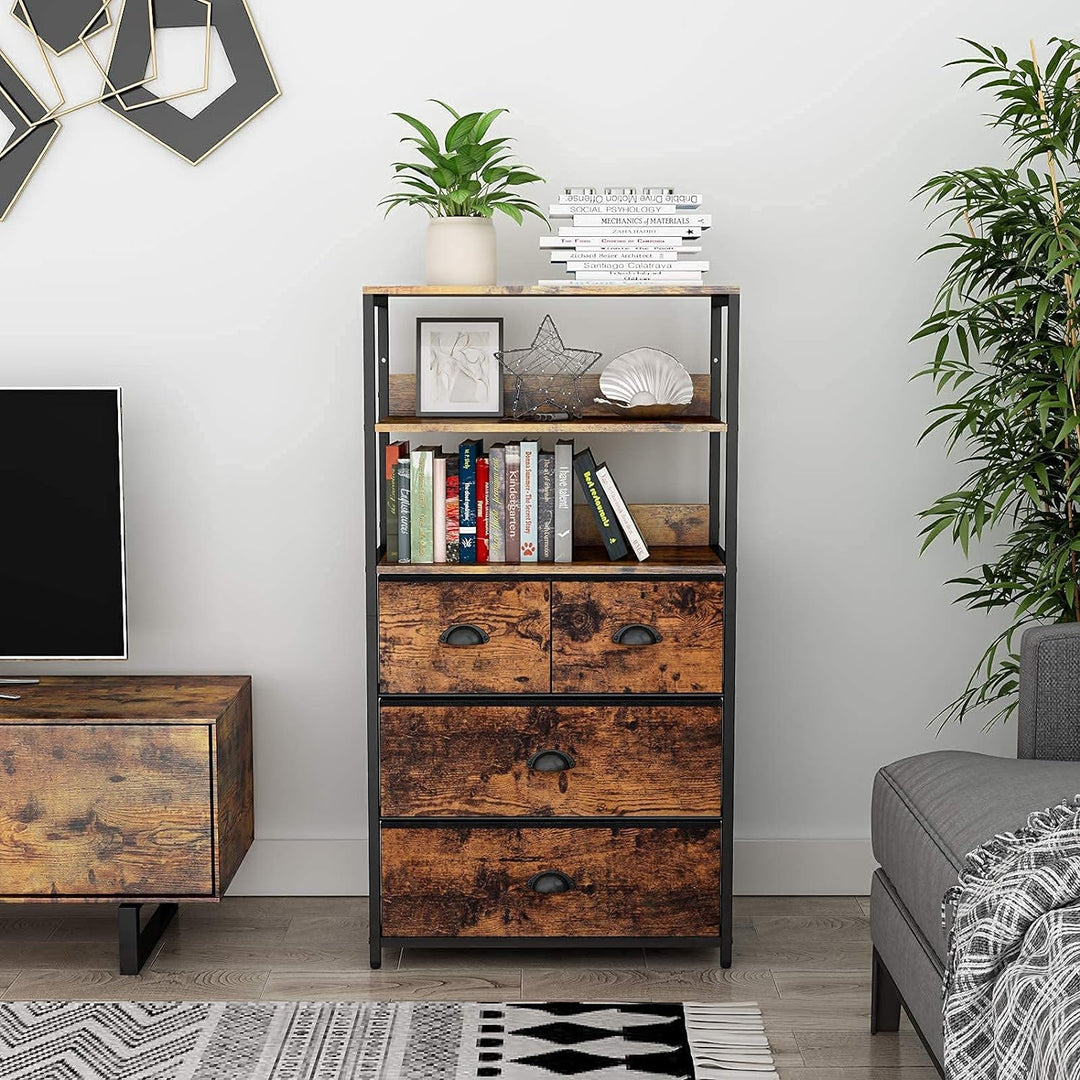 Furologee Drawer Dresser Kitchen Bedroom Side Table Lounge Living Room Utensils Storage Rack | Furniture | Waseeh Pakistan