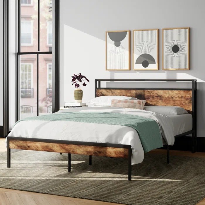 Gedeus Compact Platform Bed Low Bedroom Bed | Furniture | Waseeh Pakistan