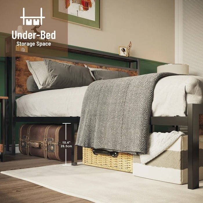 Gedeus Compact Platform Bed Low Bedroom Bed | Furniture | Waseeh Pakistan