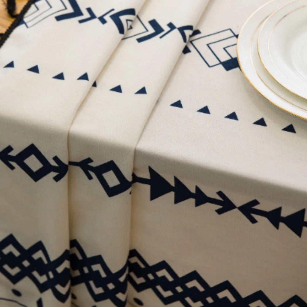 Geometric Print Table Cover | Home Décor | Waseeh Pakistan