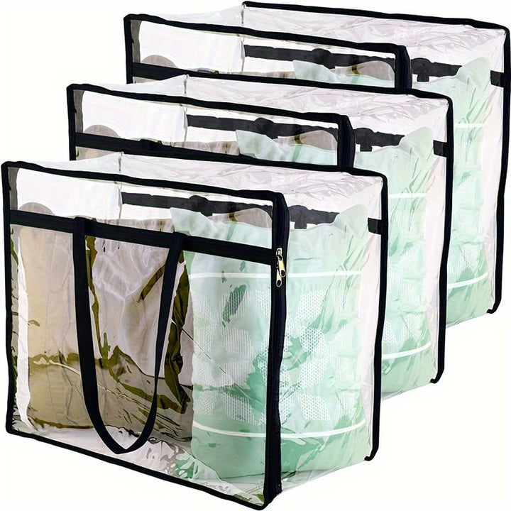 Glassy Clothing Blanket Bedding Duvet Household Storage Bag | Home Décor | Waseeh Pakistan