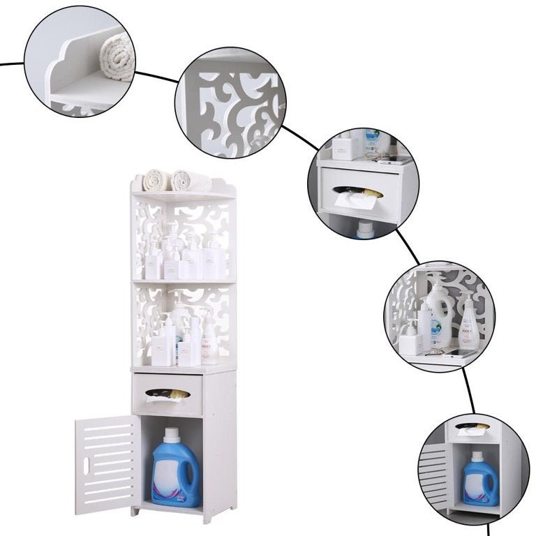 Glossy Pattern Bathroom Rack | Furniture | Waseeh Pakistan