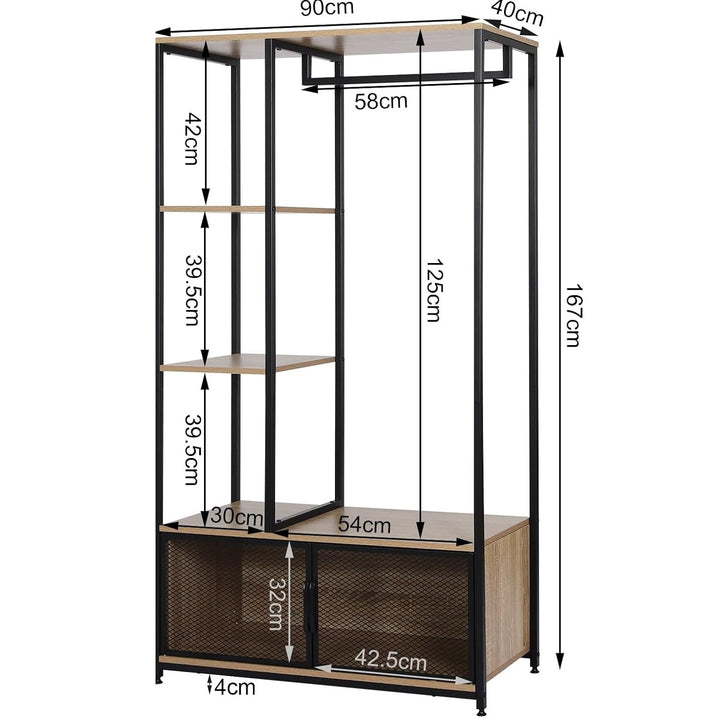 Gono Bedroom Shoes Coat Hanging Storage Rack | Furniture | Waseeh Pakistan