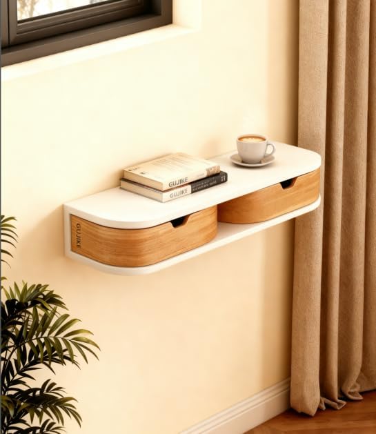 Gujike Drawer Living Lounge Bedroom Bathroom Floating Shelve | Furniture | Waseeh Pakistan