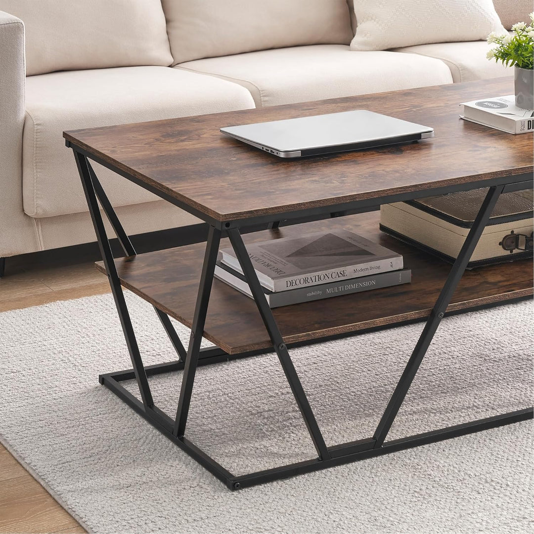 Haetur Industrial Coffee Living Room Center Table | Furniture | Waseeh Pakistan