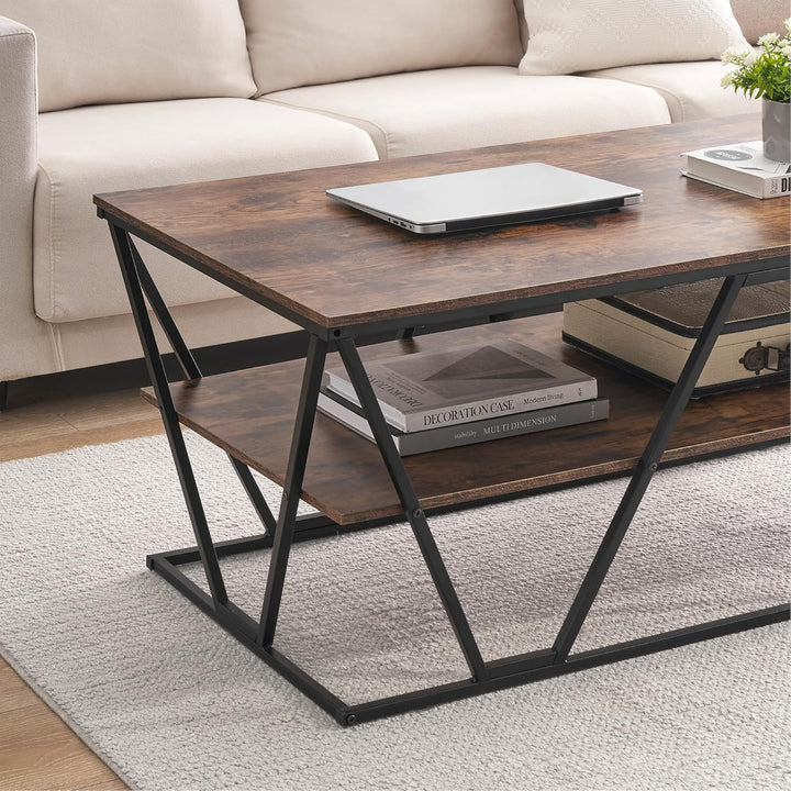 Haetur Industrial Coffee Living Room Center Table | Furniture | Waseeh Pakistan