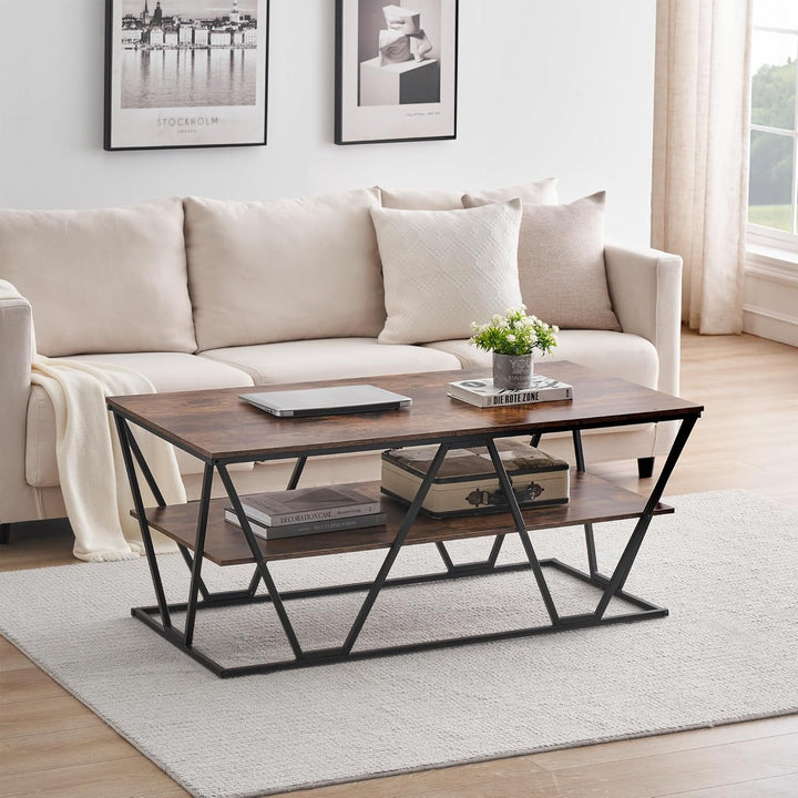 Haetur Industrial Coffee Living Room Center Table | Furniture | Waseeh Pakistan