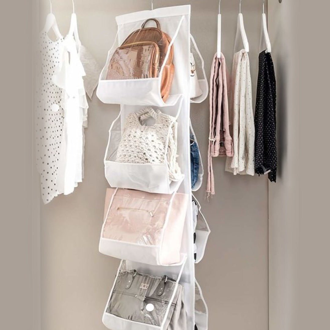 Hanging Purse Organizer (8 Compartments) | Mix &amp; Match | Waseeh Pakistan