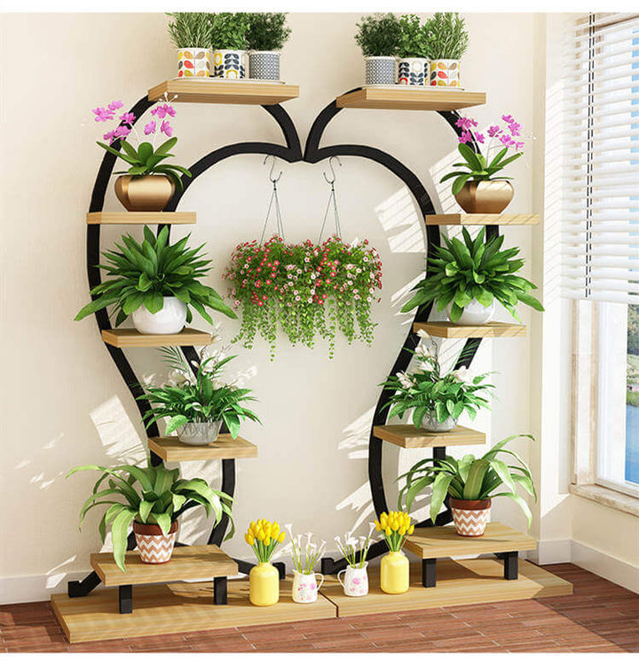 Heart Curved Plant Shelve Rack Decor | Not Sale FB | Waseeh Pakistan