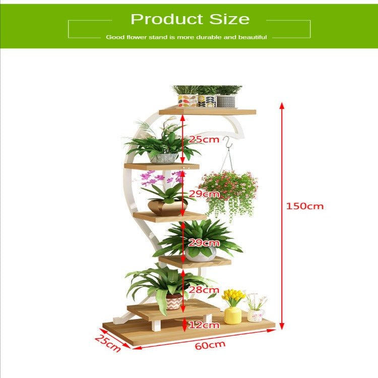 Heart Curved Plant Shelve Rack Decor | Not Sale FB | Waseeh Pakistan
