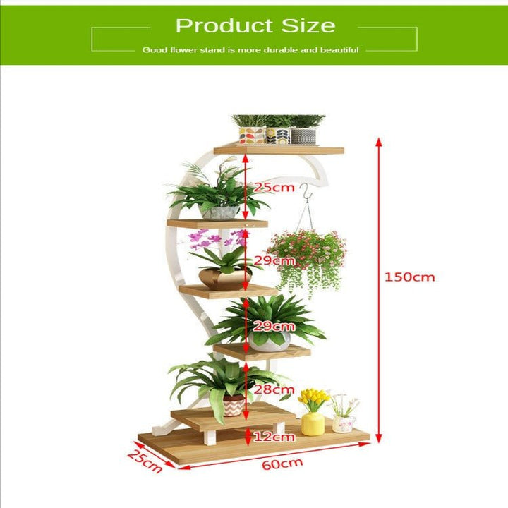 Heart Curved Plant Shelve Rack Decor | Not Sale FB | Waseeh Pakistan