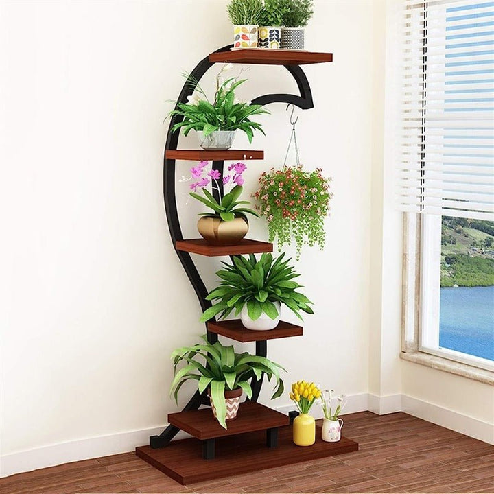 Heart Curved Plant Shelve Rack Decor | Not Sale FB | Waseeh Pakistan