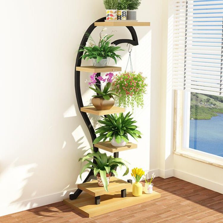 Heart Curved Plant Shelve Rack Decor | Not Sale FB | Waseeh Pakistan