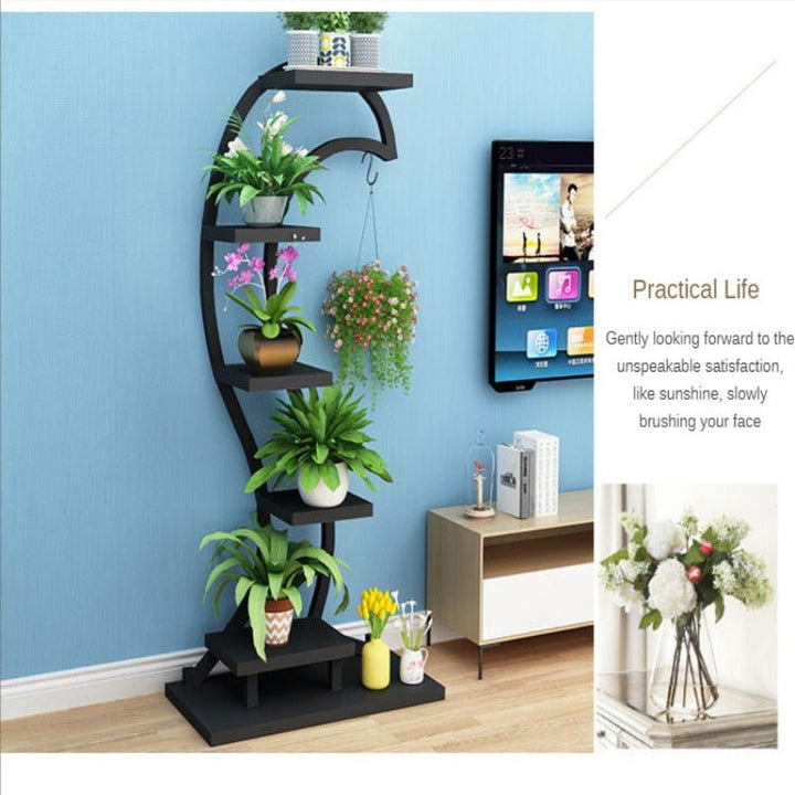 Heart Curved Plant Shelve Rack Decor | Not Sale FB | Waseeh Pakistan