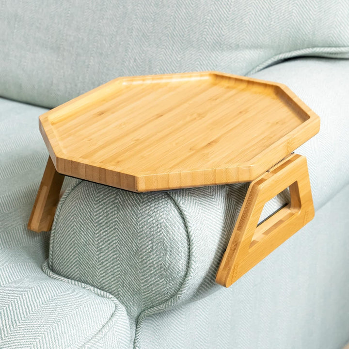 Hexa Couch Arm Tray Table, Portable Table and Side Tables for Small Spaces | Not Sale FB | Waseeh Pakistan