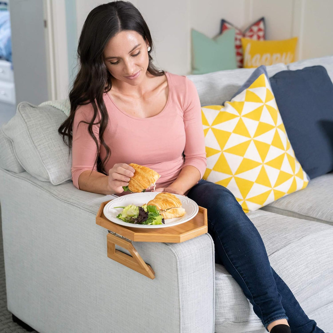 Hexa Couch Arm Tray Table, Portable Table and Side Tables for Small Spaces | Not Sale FB | Waseeh Pakistan