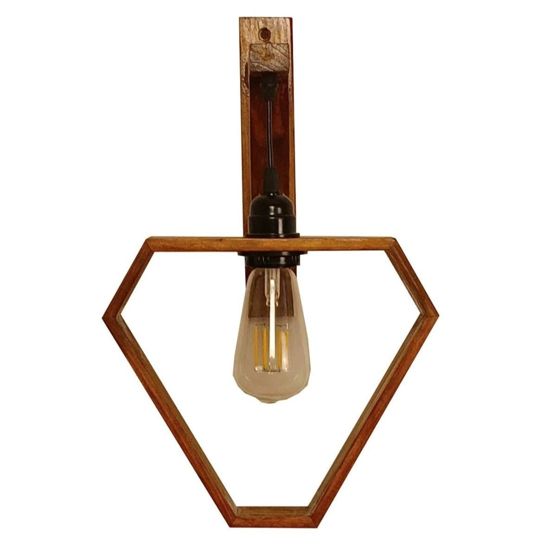 Hextrian Wooden Wall Light Wall Hanging Lamp | Home Décor | Waseeh Pakistan