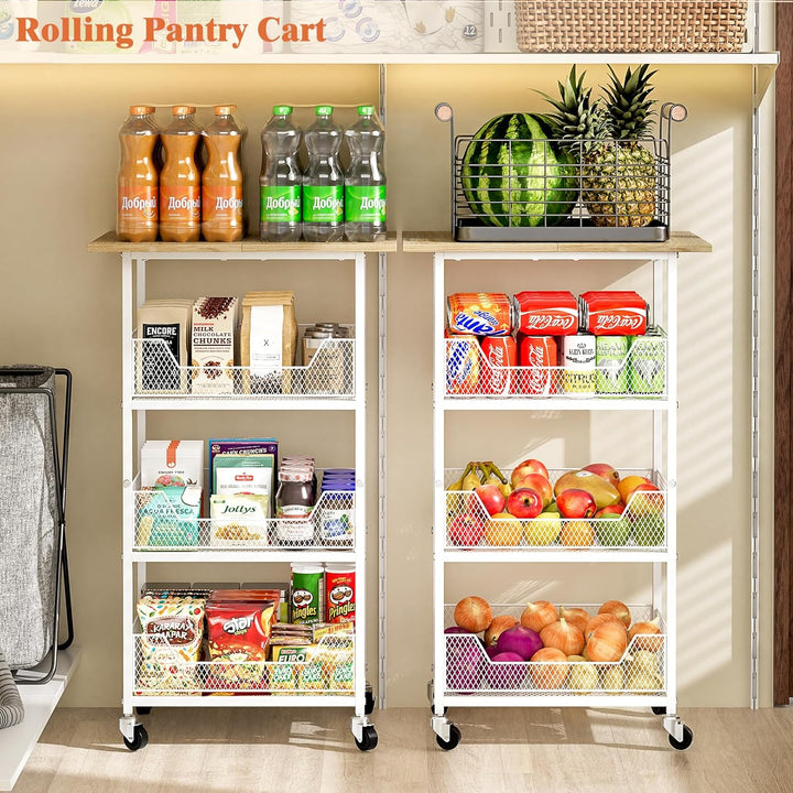 Hioree Kitchen Microwave Cart Organizer Rack Trolley | Not Sale FB | Waseeh Pakistan