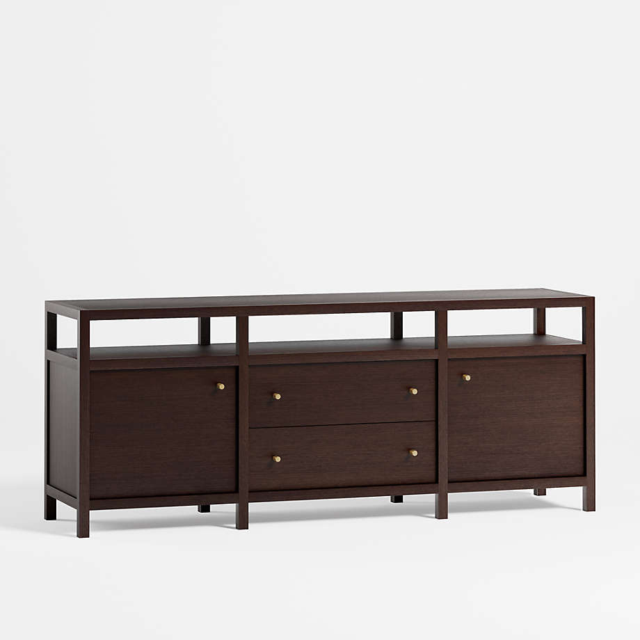 Hoard Living Lounge LED Storage Media Console (Solid Wood) | Furniture | Waseeh Pakistan