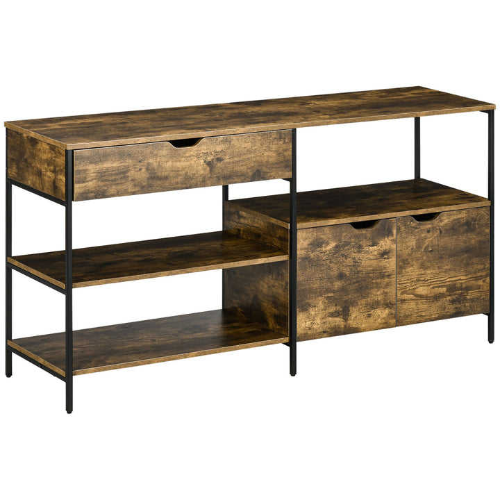 Homcom Living Lounge Bedroom Industrial Drawer and Cabinet Storage Rack | Furniture | Waseeh Pakistan