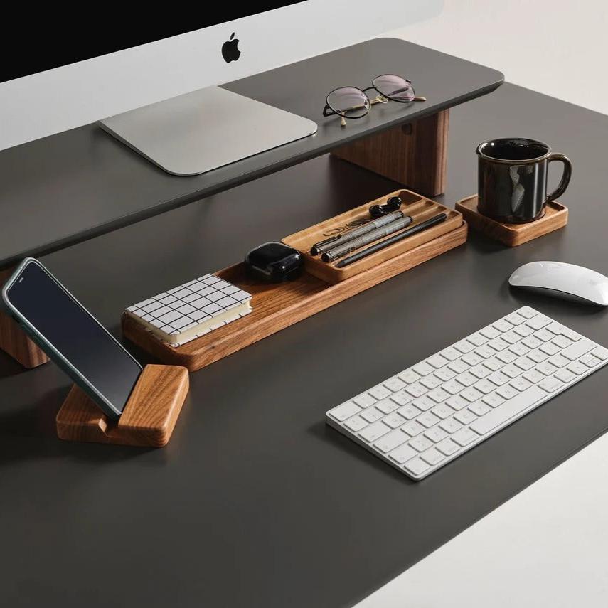 Hopmad Wooden Home Work Office Organizers (Set of 4) | Furniture | Waseeh Pakistan