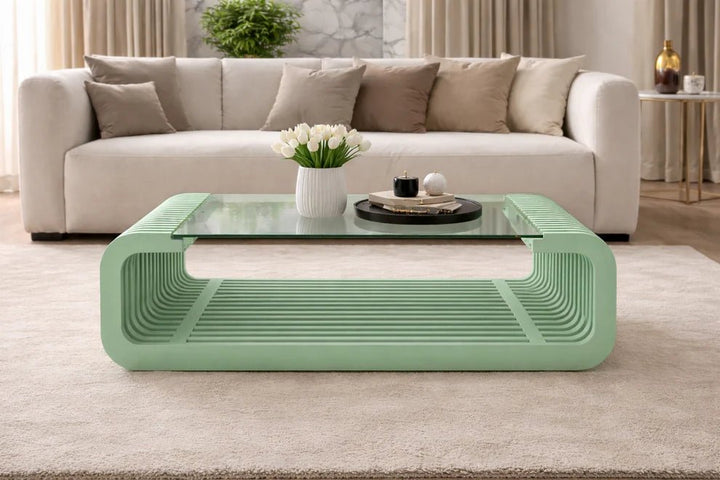 Horizon Lines Living Lounge Coffee Center Table | Furniture | Waseeh Pakistan