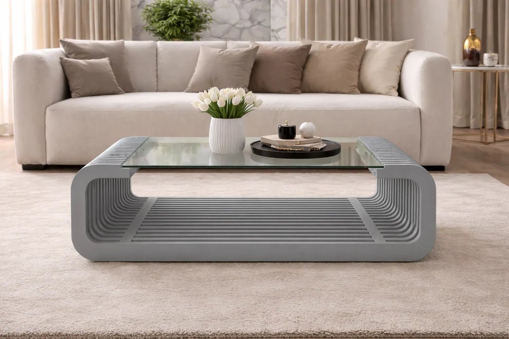 Horizon Lines Living Lounge Coffee Center Table | Furniture | Waseeh Pakistan