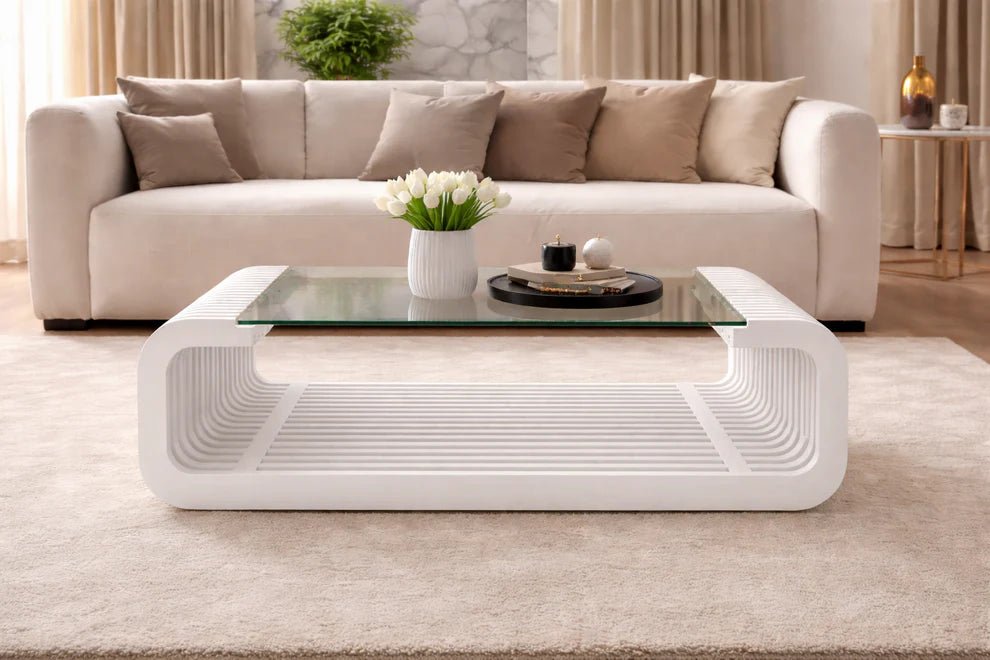 Horizon Lines Living Lounge Coffee Center Table | Furniture | Waseeh Pakistan
