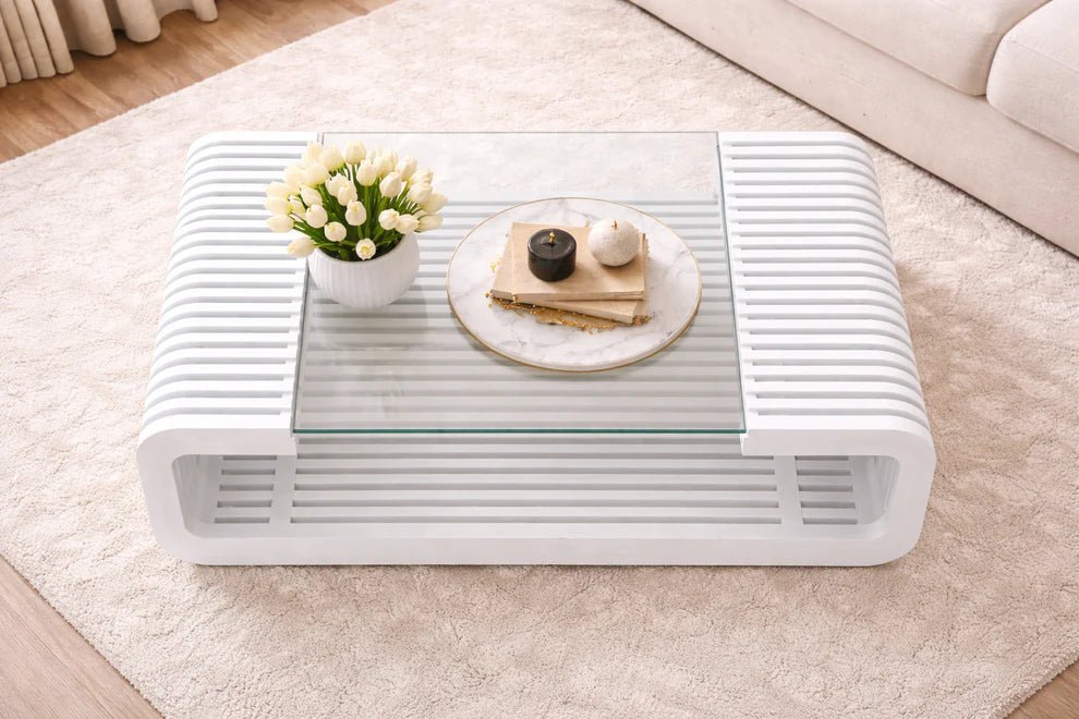 Horizon Lines Living Lounge Coffee Center Table | Furniture | Waseeh Pakistan