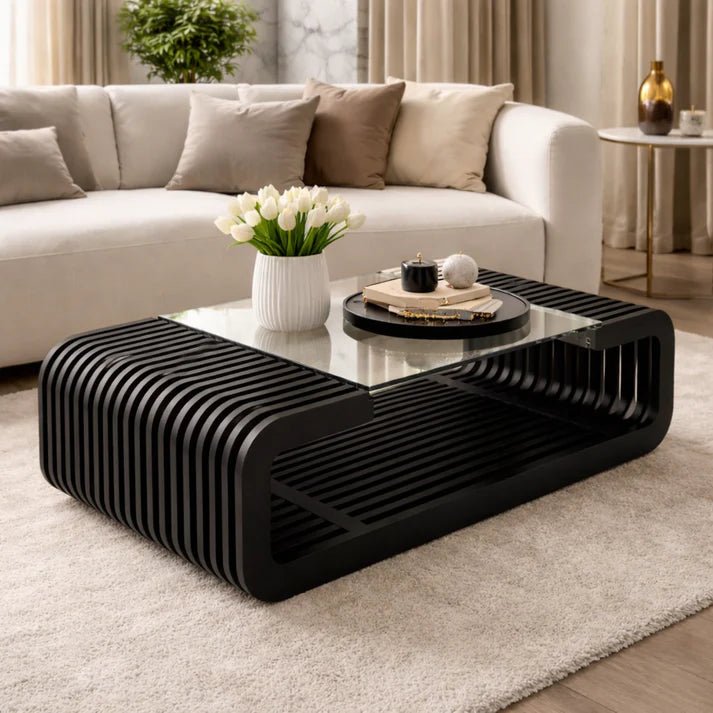 Horizon Lines Living Lounge Coffee Center Table | Furniture | Waseeh Pakistan
