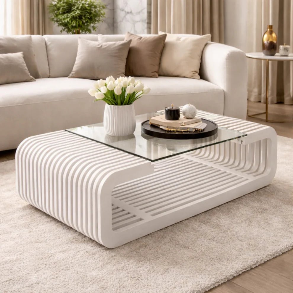 Horizon Lines Living Lounge Coffee Center Table | Furniture | Waseeh Pakistan