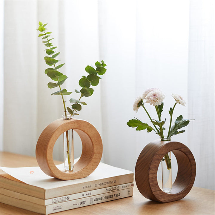 Hydroponic Transparent Flower Glass Pot Home Vase Plant Decor | Not Sale FB | Waseeh Pakistan