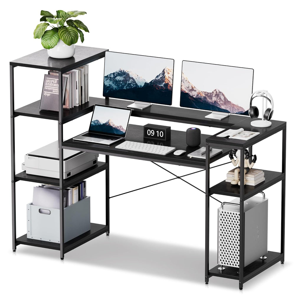 Hypigo Office Desk Storage Shelves Writing Working Station Desk Table | Furniture | Waseeh Pakistan