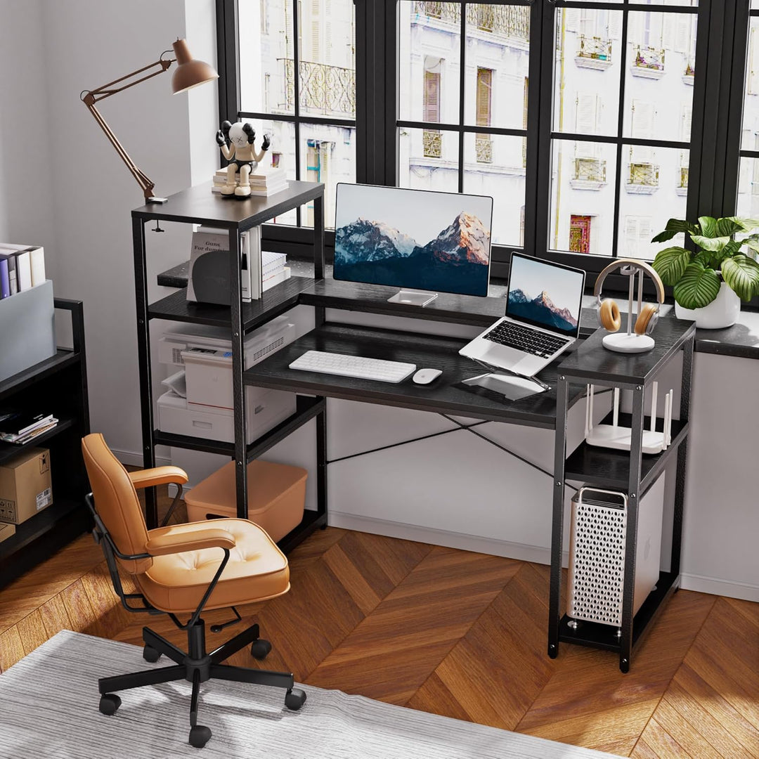 Hypigo Office Desk Storage Shelves Writing Working Station Desk Table | Furniture | Waseeh Pakistan