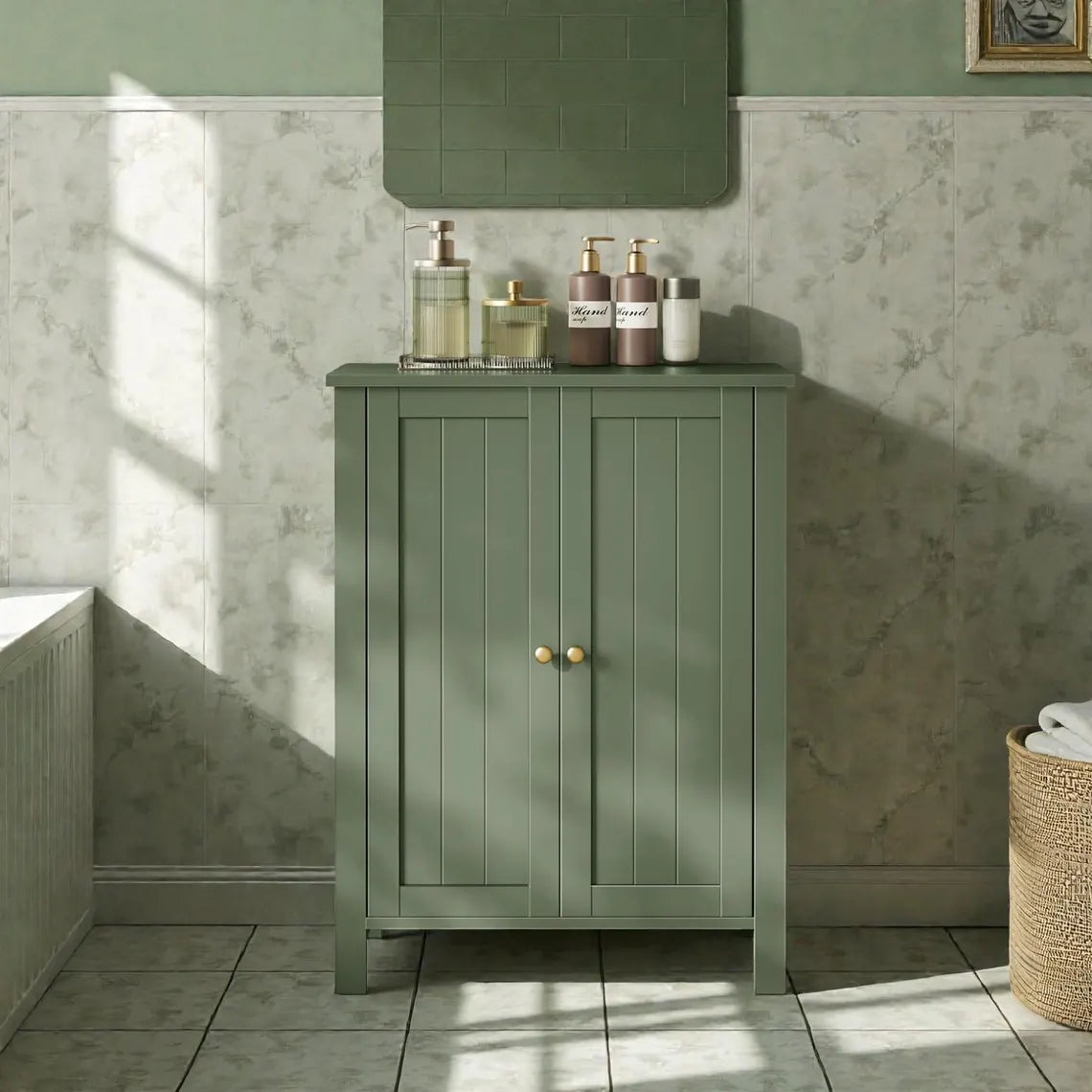 Sorayn Bathroom Kitchen Storage Cabinet Organizer