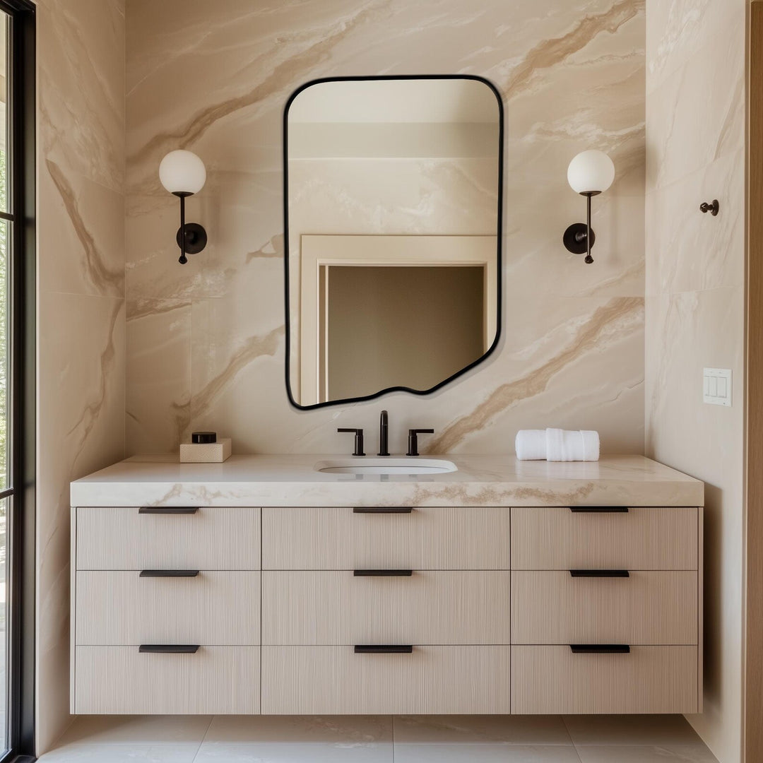 Pinzoro Hallway Entryway Minimalist Bedroom Bathroom Mirror