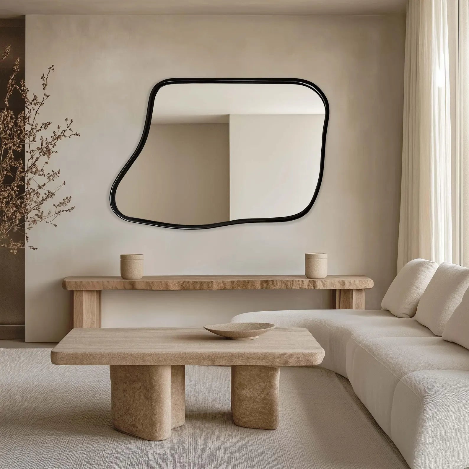 Pokochic Hallway Entryway Minimalist Bedroom Bathroom Mirror