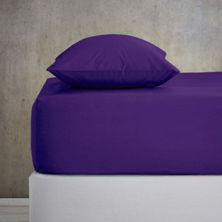 Multi-Colors Cotton Fitted Sheets (Set of 3)