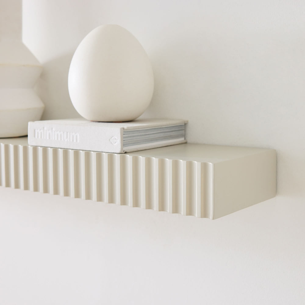 Indra Living Lounge Bedroom Hidden Hooks Floating Shelve | Furniture | Waseeh Pakistan