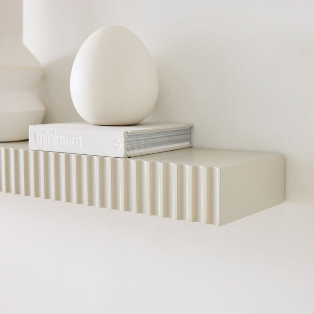 Indra Living Lounge Bedroom Hidden Hooks Floating Shelve | Furniture | Waseeh Pakistan