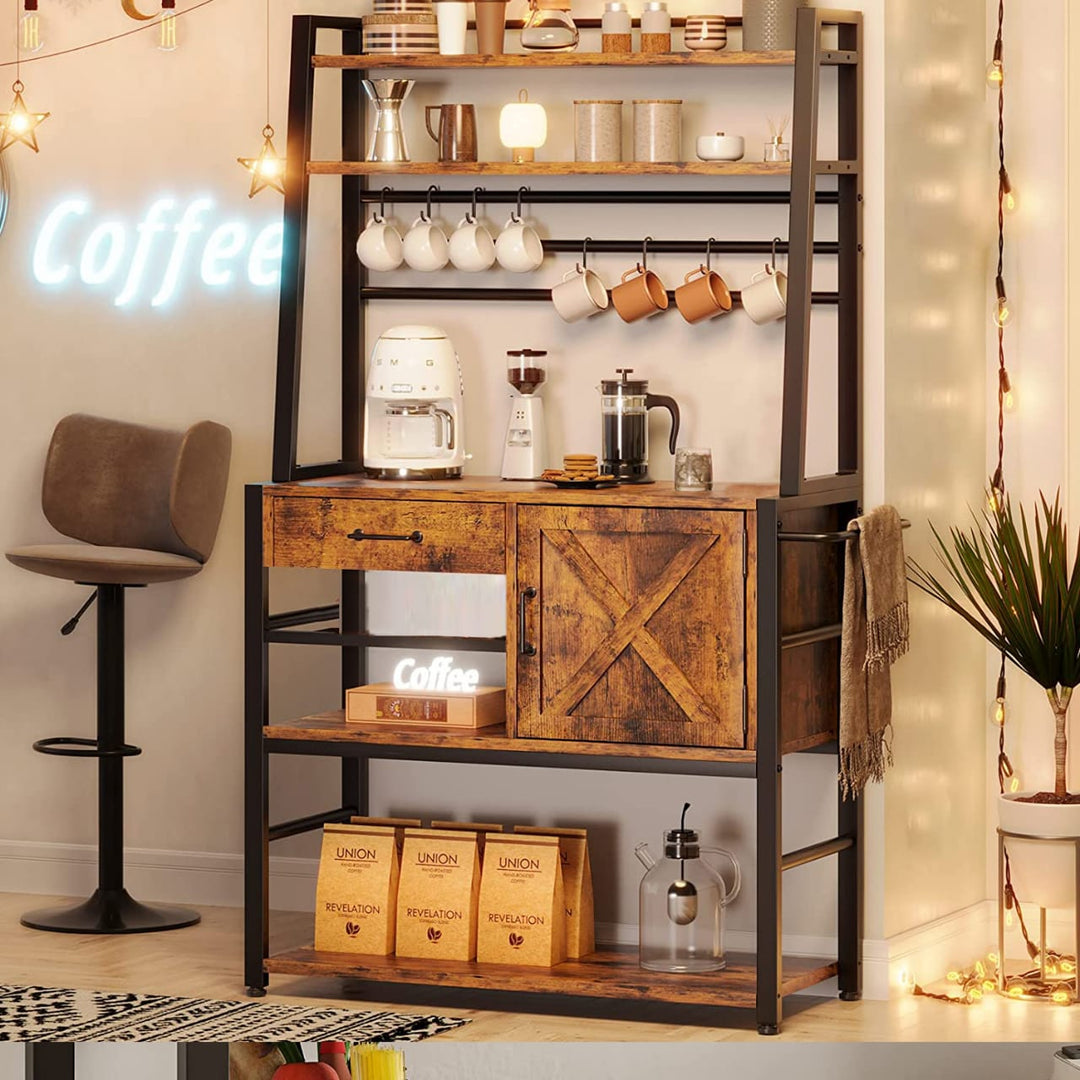 Itaar Baker's Rack Farmhouse Microwave Stand | Furniture | Waseeh Pakistan