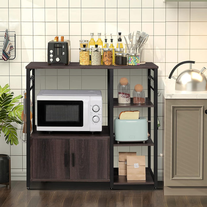 Iwell Living Dining Room Kitchen Microwave Stand Cabinet Utility Storage Shelve Rack | Furniture | Waseeh Pakistan