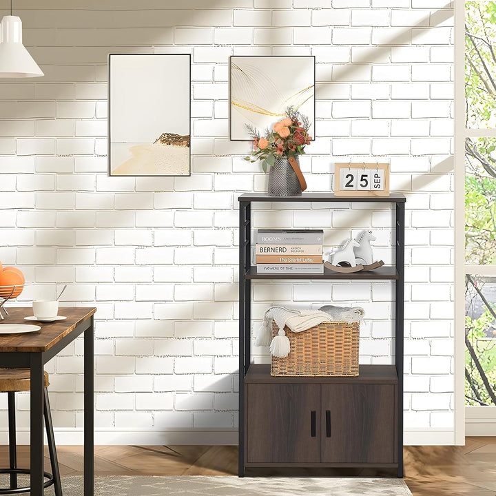 Iwell Living Dining Room Kitchen Microwave Stand Cabinet Utility Storage Shelve Rack | Furniture | Waseeh Pakistan